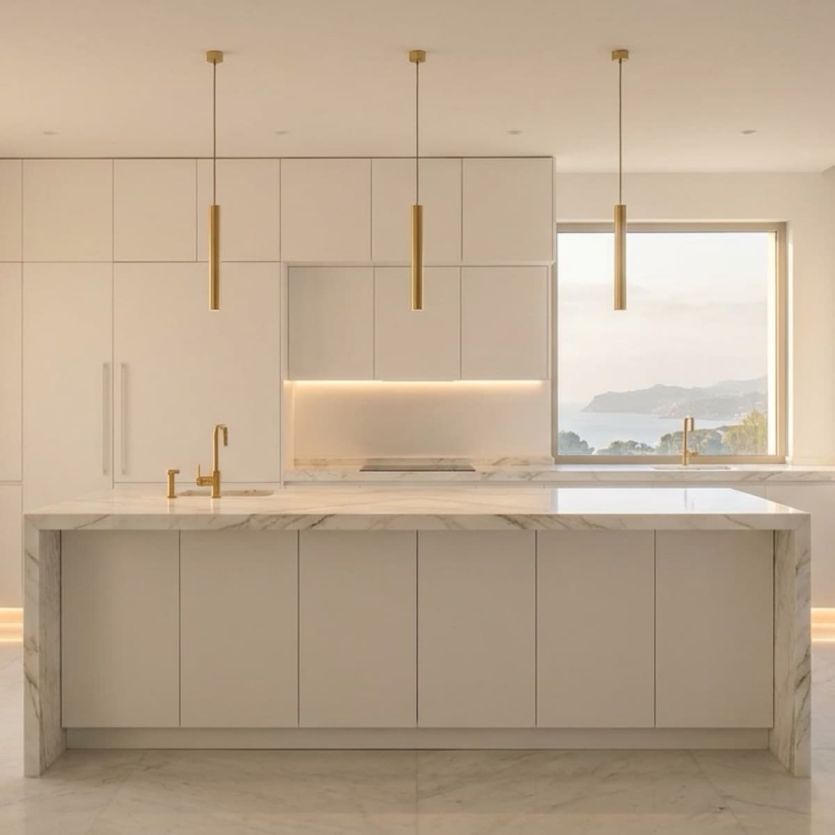 Kitchen 3D Render Promise