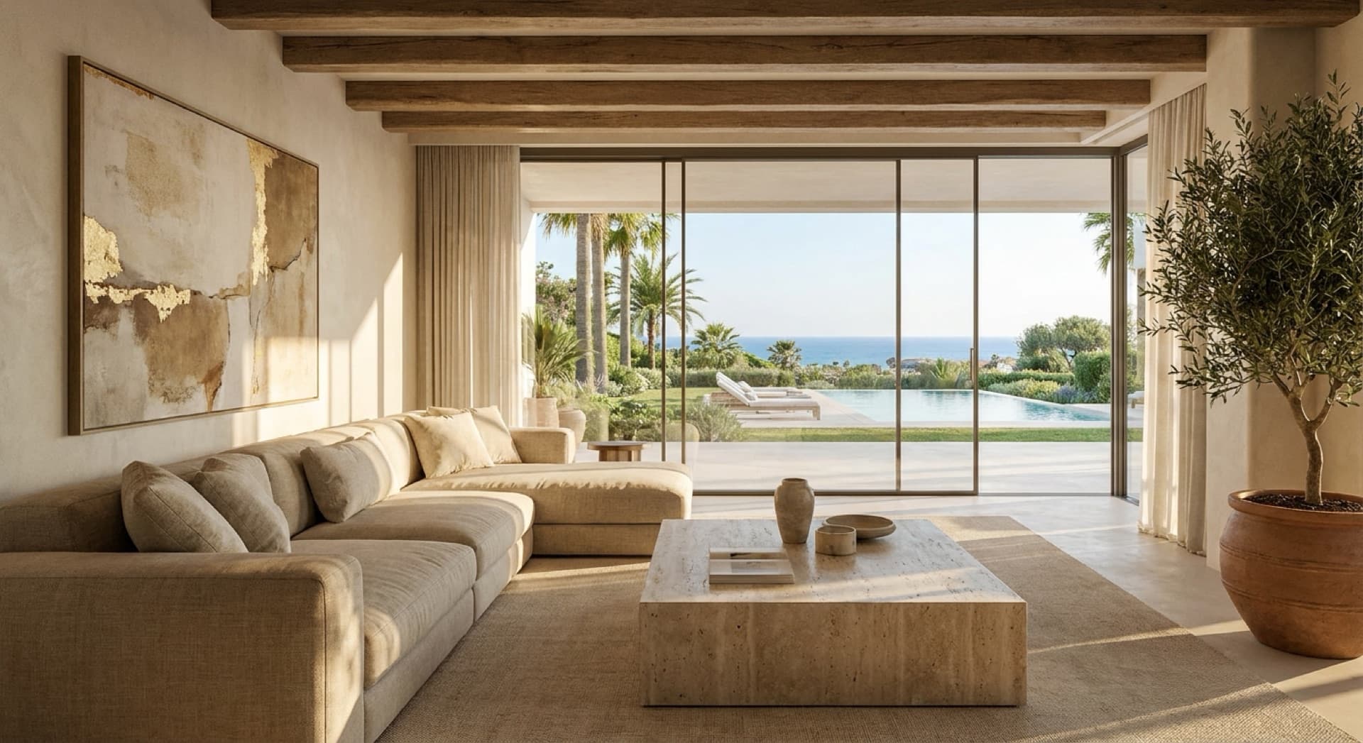 3D Render — Living Room